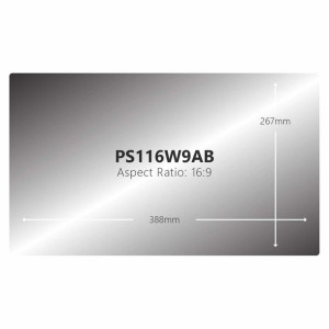 Filtr prywatności na monitor V7 PS116W9AB