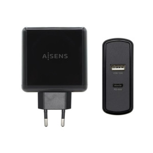 Ładowarka USB ścienna Aisens PD 3.0 USB-C 57 W Czarny