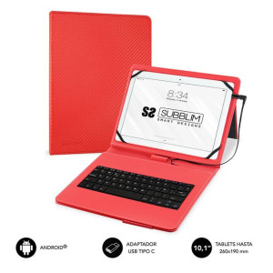 Torba na Tablet i Klawiaturę Subblim KEYTAB PRO 10.1" Czerwony