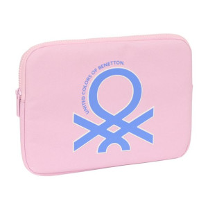 Pokrowiec na Laptopa Benetton Pink Różowy (31 x 23 x 2 cm)