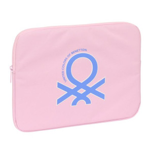 Pokrowiec na Laptopa Benetton Pink Różowy (34 x 25 x 2 cm)