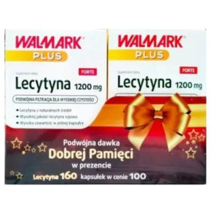 Walmark Lecytyna Forte 1200 mg, kapsułki 2 x 80 szt.