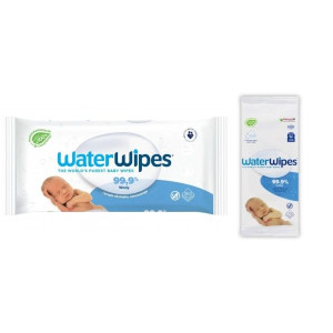 WaterWipes, chusteczki nasączone czystą wodą, 60 szt. + 10 szt.
