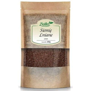 Ziołko Siemię lniane brązowe ziarno, 200 g