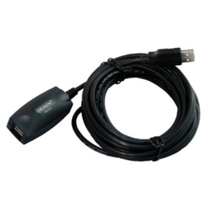 Przedłużacz Ewent EW1014 USB 2.0 5 m Czarny