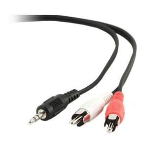 Kabel Audio Jack do RCA GEMBIRD CCA-458-5M (5 m) Czarny
