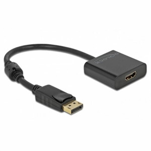 Adapter DisplayPort na HDMI DELOCK 63585 Czarny