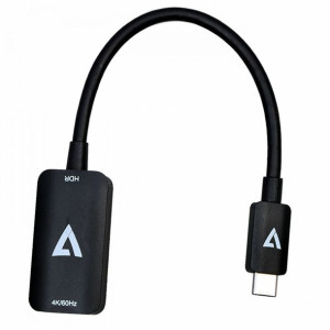 Adapter USB C na HDMI V7 V7USBCHDMI4K60HZ     Czarny 4K Ultra HD
