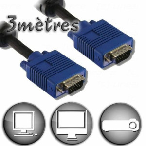 Kabel VGA Lineaire HD15 3 m