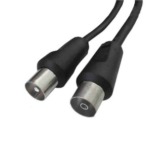 Kabel antenowy EDM 1,5 m Czarny