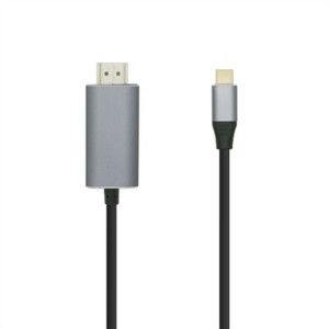 Kabel USB C na HDMI Aisens A109-0392 Czarny 4K Ultra HD 80 cm