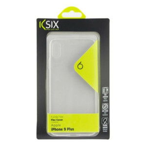 Pokrowiec na Komórkę Iphone Xs Max KSIX Flex Przezroczysty