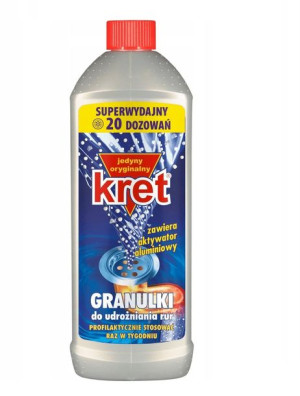 Granulki do udrożniania rur 800g