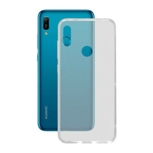 Pokrowiec na Komórkę Huawei Y6 2019 KSIX Flex TPU Przezroczysty