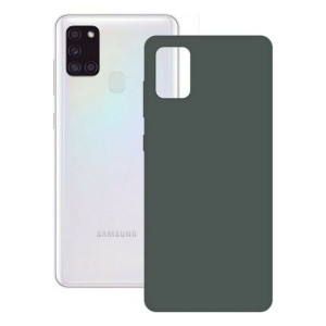 Pokrowiec na Komórkę Samsung Galaxy A21s KSIX Silk Kolor Zielony