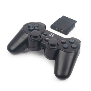 Bezprzewodowy Pilot Gaming GEMBIRD Dual Gamepad PC PS2 PS3 Czarny