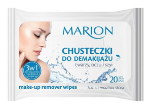  chusteczki do demakijażu twarzy oczu i szyi  Sucha i wrażliwa skóra 20szt