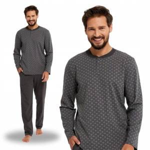 Piżama męska bawełniana klasyczna Italian Fashion