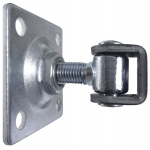 Zawiasy do bramy furtki regulowane M16 80x80