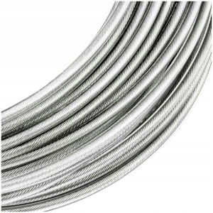 Mocna Lina Linka Stalowa Metalowa 2m | 5mm | 6x7
