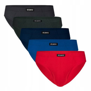 5 Pack slipy męskie SPORT dopasowane Atlantic