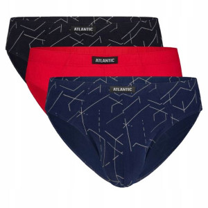 3 Pack Slipy męskie nieuciskające Atlantic