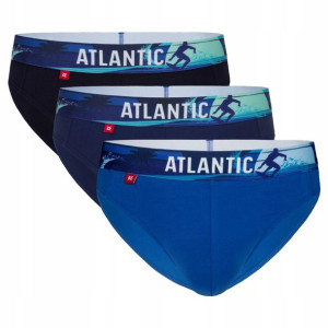 Slipy męskie bawełniane Sport Atlantic 3-Pack