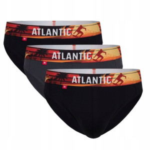 Slipy męskie bawełniane Sport Atlantic 3-Pack