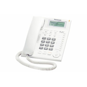 Telefon Stacjonarny Panasonic Corp. KX-TS880EXW LCD Biały