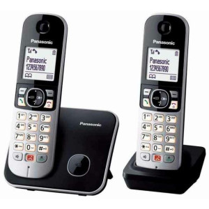Telefon Bezprzewodowy Panasonic Corp. KX-TG6852SPB DUO Czarny
