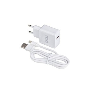 Ładowarka ścienna + kabel mikro-USB C DCU 66826 Biały (1 m)