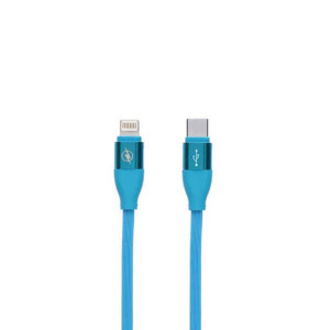 Kabel do Danych/Ładowania z USB Contact LIGHTING Rodzaj C Niebieski (1,5 m)