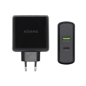 Ładowarka USB ścienna Aisens PD 3.0 48 W USB-C Czarny