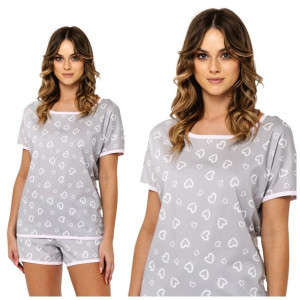PIŻAMA DAMSKA luźna krótka NOELIA Italian Fashion