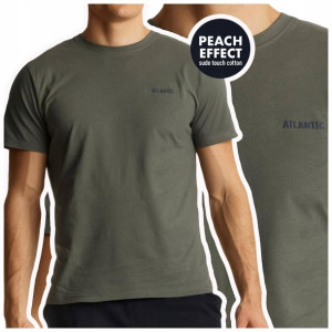 Piżama męska bawełniana koszulka t-shirt Atlantic