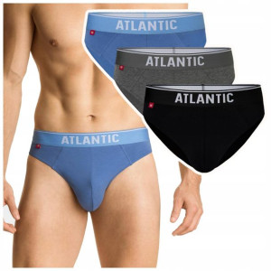 Slipy męskie bawełniane Sport Atlantic 3-Pack