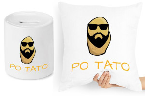 Dla Taty Zestaw Poduszka + Skarbonka Prezent
