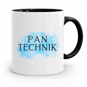 Dla Technika Kubek Czarny Prezent