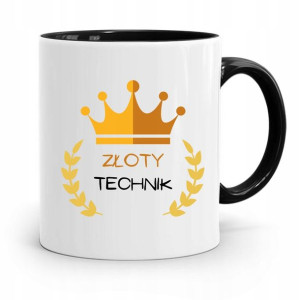 Dla Technika Kubek Czarny Prezent