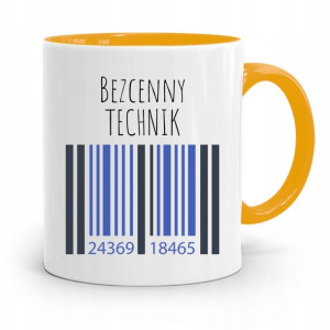 Dla Technika Kubek Żółty Prezent