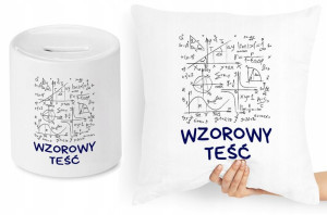 Dla Teścia Zestaw Poduszka + Skarbonka Prezent
