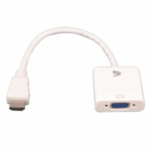 Adapter HDMI do VGA V7 CBLHDAV-1E           Biały