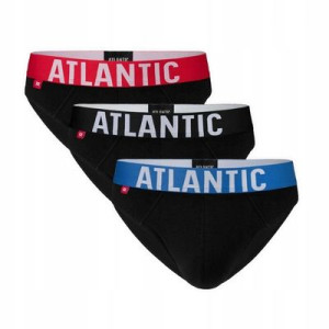 slipy premium MAJTKI MĘSKIE ozdobną gumą Atlantic