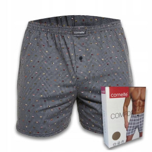 Bawełniane luźne bokserki męskie COMFORT Cornette