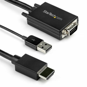 Adapter HDMI do VGA Startech VGA2HDMM2M           (2 m) Czarny