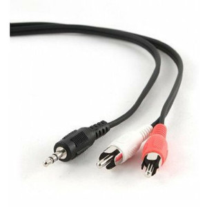 Kabel Audio Jack do 2 RCA GEMBIRD CCA-458-2.5M 2,5 m Czarny 2,5 m