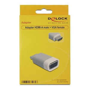Adapter HDMI do VGA DELOCK 65472 Biały
