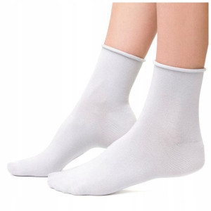 Skarpetki DAMSKIE bezuciskowe bambusowe Steven 125