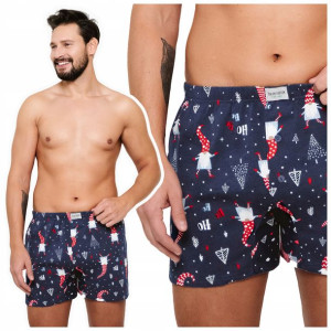 Świąteczne Bokserki bawełniane Italian Fashion