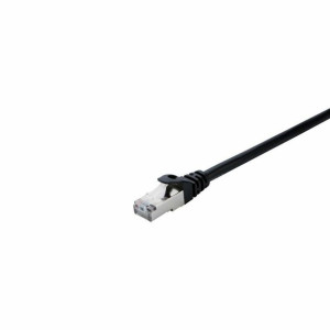 Kabel Sieciowy Sztywny FTP Kategoria 7 V7 V7CAT7FSTP-50C-BLK   Czarny 0,5 m
